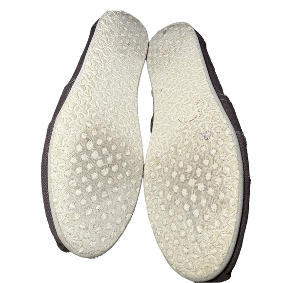 TOMS Alpargata Taupe Canvas Slip-Ons - Picture 9 of 11